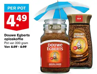 Hoogvliet Douwe egberts oploskoffie aanbieding