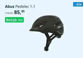 Mantel Abus pedelec 1.1 helm aanbieding