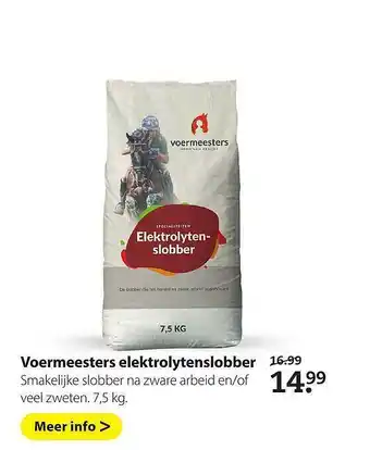 Boerenbond Voermeesters elektrolytenslobber aanbieding