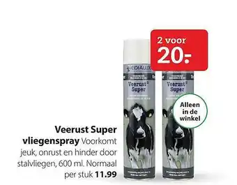 Boerenbond Veerust super vliegenspray aanbieding