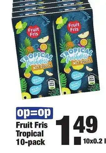 ALDI Fruit fris tropical 10-pack aanbieding