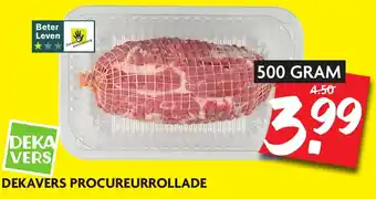 Dekamarkt Dekavers Procureurrollade 500g aanbieding