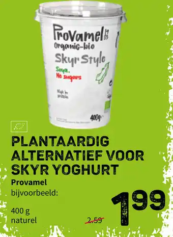 Ekoplaza Provamel Plantaardig alternatief voor skyr yoghurt 400g aanbieding