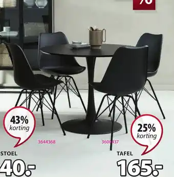 Jysk Ringsted Tafel 100 x H75 cm aanbieding