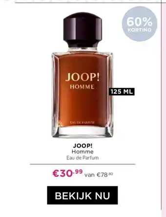 ICI Paris XL Joop! Homme 125 ml aanbieding