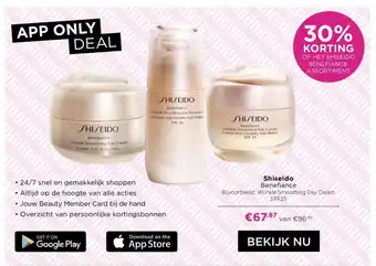 ICI Paris XL Shiseido Benefiance Wrinkle Smoothing Day Cream SPF25 aanbieding