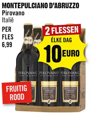 Dirck 3 Pirovano Montepulciano D'Abruzzo 750ml aanbieding