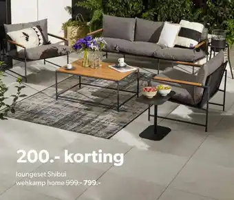 Wehkamp Loungeset shibui wehkamp home aanbieding