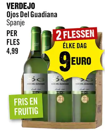 Dirck 3 Ojos Del Guadiana Verdejo 750ml aanbieding