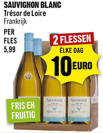 Dirck 3 Tresor de Loire Sauvignon blanc 750ml aanbieding