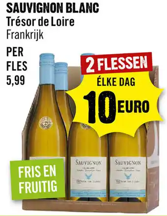 Dirck 3 Tresor de Loire Sauvignon blanc 750ml aanbieding