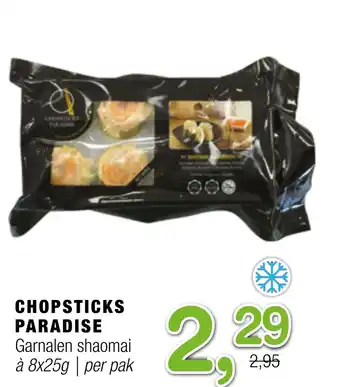 Amazing Oriëntal Chopsticks Paradise Garnalen Shaomai aanbieding