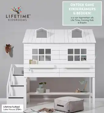 Baby & Tiener Lifetime hutbed Lake House aanbieding