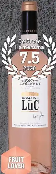 Gall & Gall Domaine De Luc Rosé 75CL Wijn aanbieding