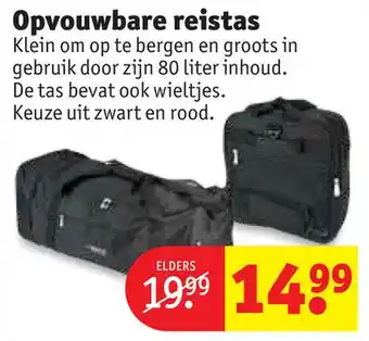 Kruidvat Opvouwbare reistas aanbieding