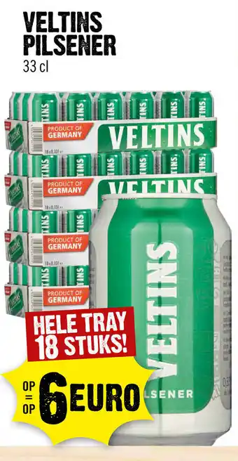 Dirck 3 Veltins pilsener 18*330ml aanbieding