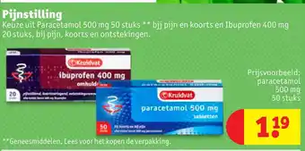 Kruidvat Pijnstilling aanbieding