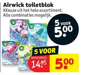 Kruidvat Airwick toiletblok aanbieding