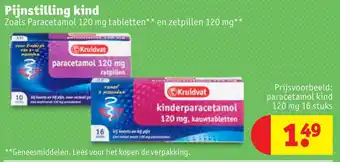 Kruidvat Pijnstilling kind aanbieding