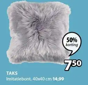 Jysk Taks imitatiebont aanbieding