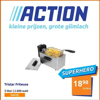 Action Tristar friteuse aanbieding