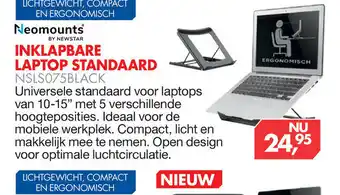 Vobis Neomounts by newstar inklapbare laptop standaard nsls075black aanbieding