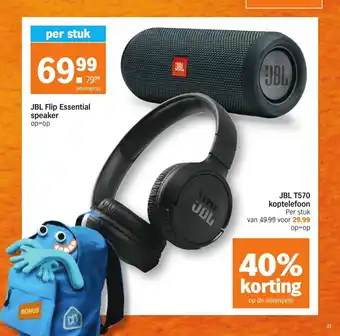 Albert Heijn JBL Flip Essential speaker aanbieding