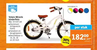 Albert Heijn Volare Miracle kinderfiets aanbieding