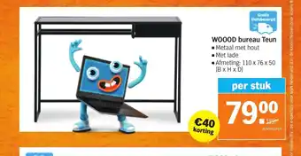 Albert Heijn Woood bureau Teun aanbieding