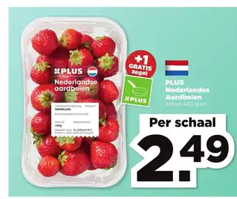 PLUS Aardbeien 400 gram aanbieding