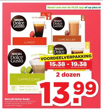 PLUS Nescafe Dolce Gusto 2 dozen aanbieding