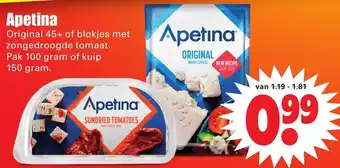 Dirk Apetina 100/150g aanbieding