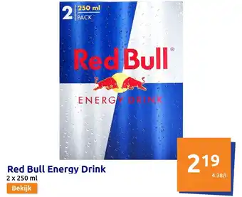 Action Red bull energy drink aanbieding