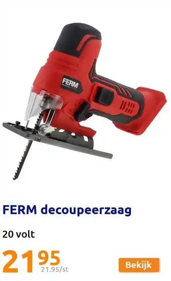 Action Ferm decoupeerzaag aanbieding