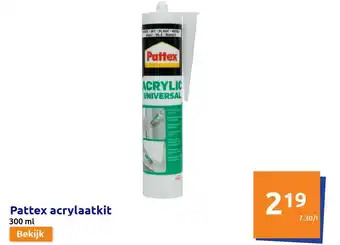 Action Pattex acrylaatkit aanbieding