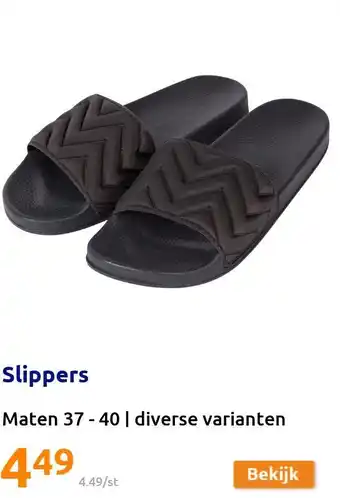 Action Slippers aanbieding