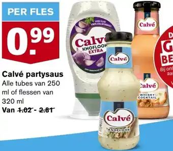 Hoogvliet Calve partysaus 320ml aanbieding