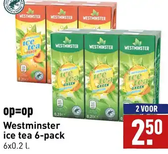 ALDI Westminster ice tea 6-pack 6x0.2L aanbieding