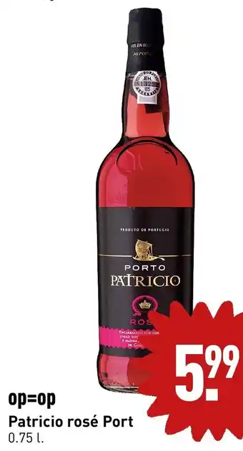 ALDI Patricio rose Port 0.75L aanbieding