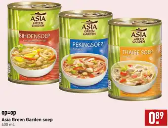 ALDI Asia Green Garden soep 400ml aanbieding