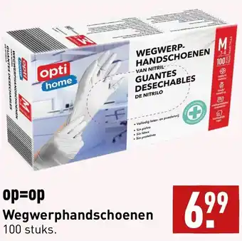 ALDI Wegwerphandschoenen 100 stuks aanbieding