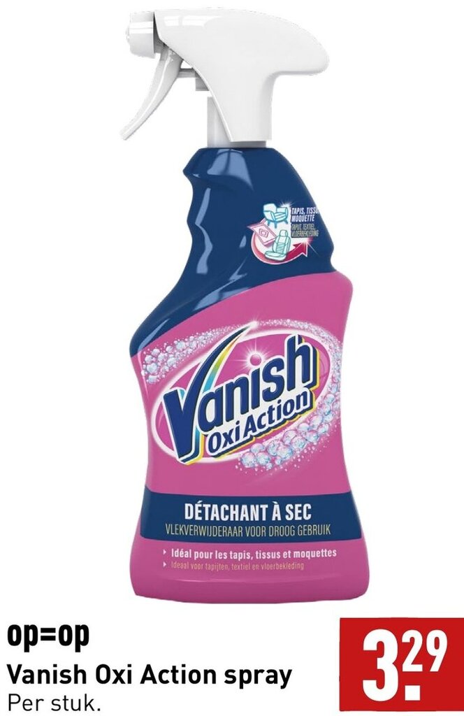 Vanish Oxi Action spray aanbieding bij ALDI