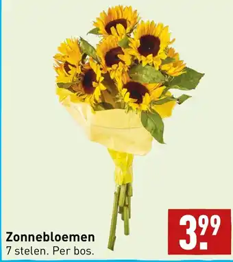 ALDI Zonnebloemen 7 stelen aanbieding