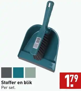 ALDI Stoffer en blik aanbieding