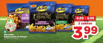 PLUS Alle aviko supercrunch of airfryer aanbieding