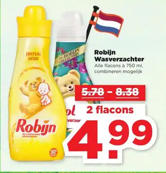 PLUS Robijn wasverzachter 750 ml aanbieding