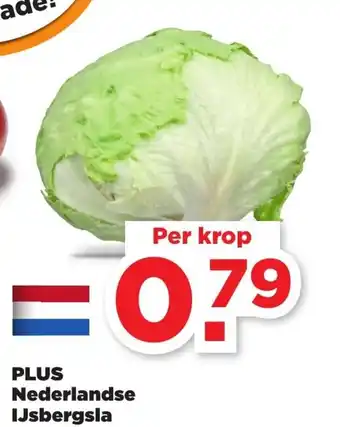 PLUS Plus nederlandse ijsbergsla aanbieding