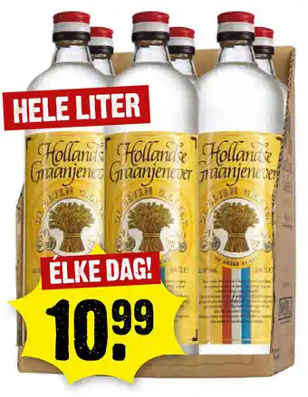 Dirck 3 Hollandse Graanjenever 1L aanbieding