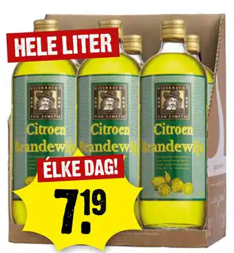 Dirck 3 Citroen Brandewijn 1L aanbieding