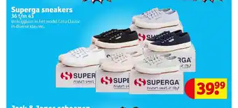 Kruidvat Superga sneakers 36 t/m 43 aanbieding